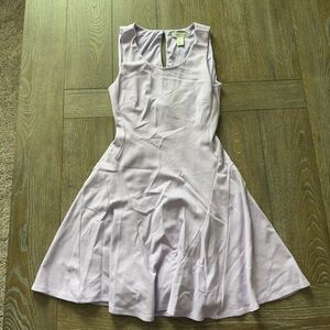 White House Black Market Lavender Sleeveless A-Line Dress